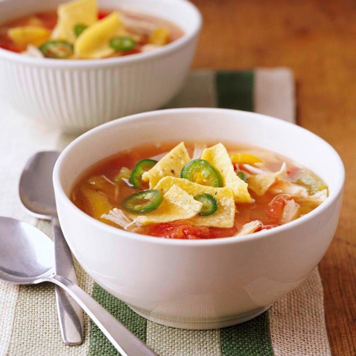 Chicken tortilla soup crock pot recipe