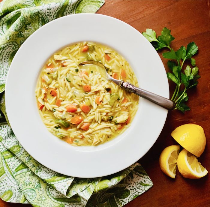 Chicken soup orzo homemade spinach nights comforting cheese bowl dinner winter perfect fresh parmesan cooked made