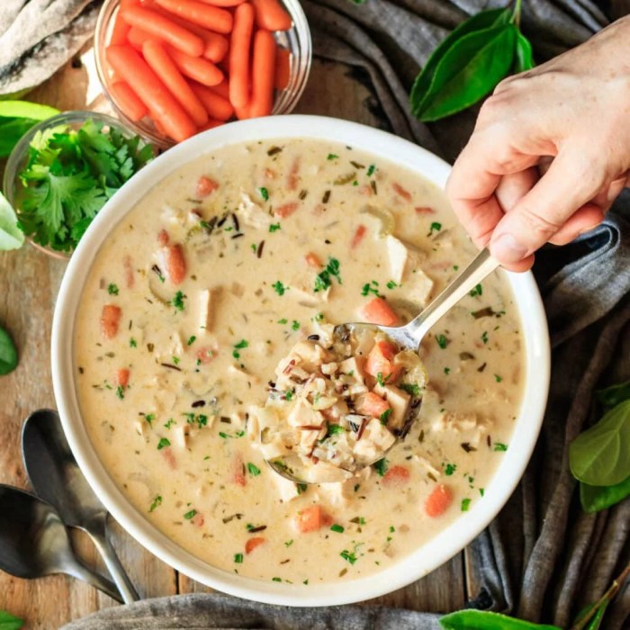 Recipe for chicken wild rice soup from panera bread