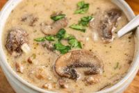 Easy cream mushroom soup recipe