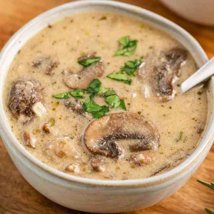 Easy cream mushroom soup recipe