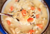 Creamy chicken and wild rice soup recipe