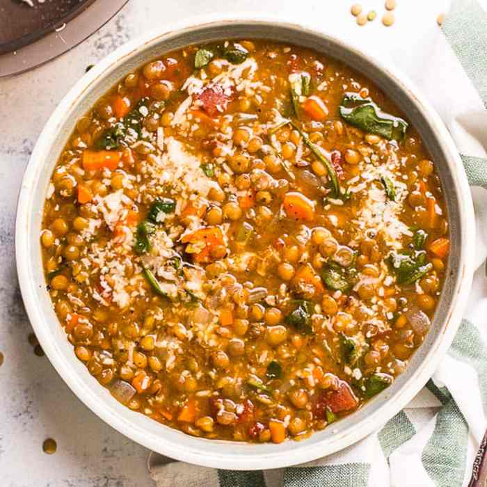 Lentil soup recipe instant pot