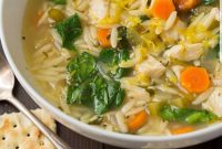 Chicken orzo recipe soup