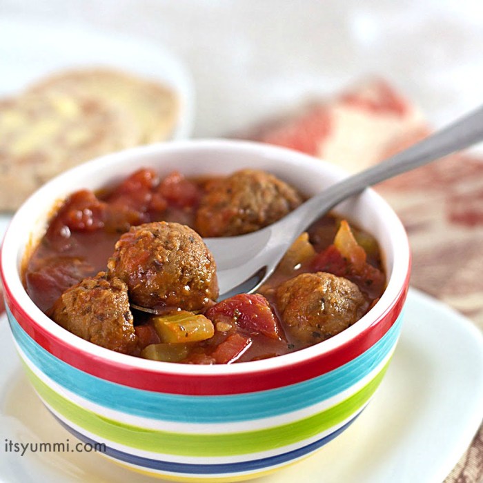 Italian meatball soup recipe