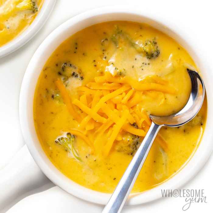 Broccoli cheese soup recipe easy